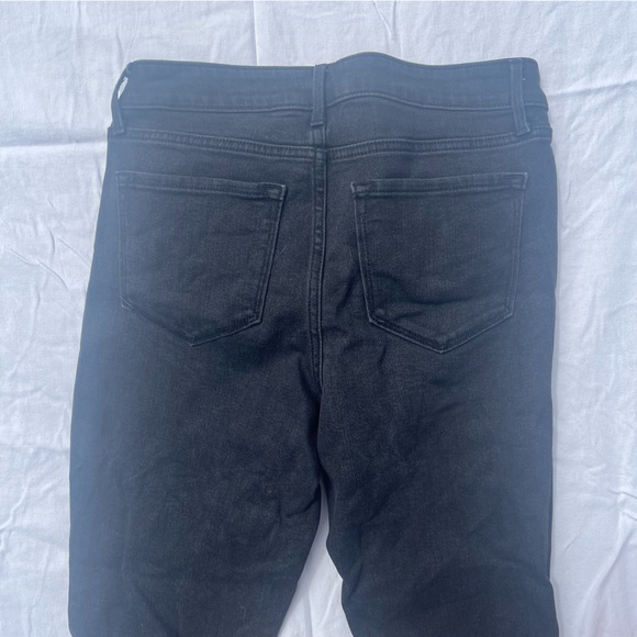 Black Old Navy high rise straight leg jeans - Picture 6 of 6